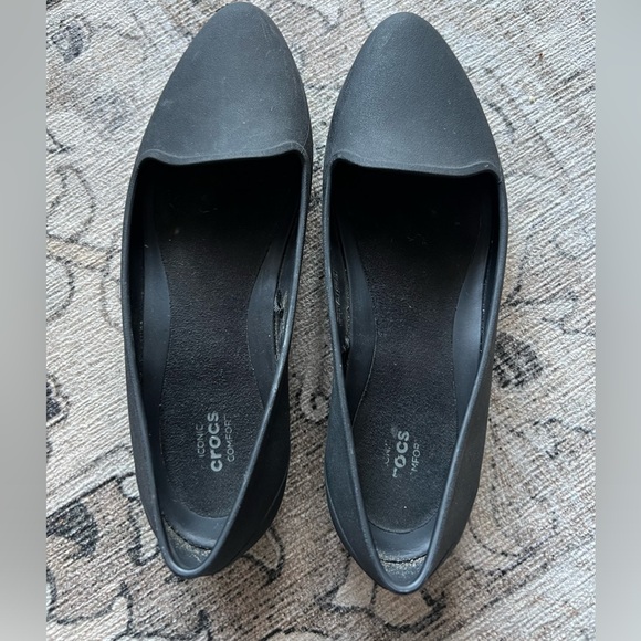 Crocs Eve Almond Toe Ballerinas size 8 - Picture 2 of 6